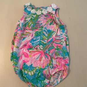 Lilly Pulitzer baby girl knit onesie